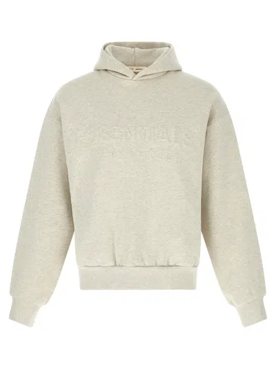 Fear Of God Essential 'classic' Hoodie In Neutral