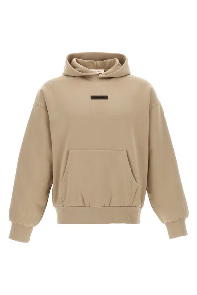 Fear Of God Essential 'classic' Hoodie In Gold