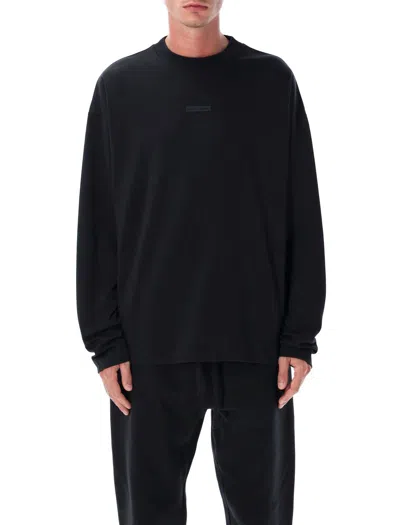 Fear Of God Essential Classic Long Sleeve Tee Black