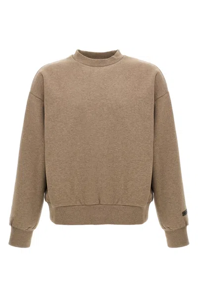 Fear Of God Essential Sweatshirt "classic" In Brown