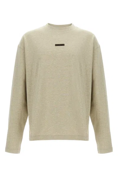 Fear Of God Essential 'classic' T-shirt In Neutral