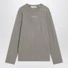 Fear Of God Essential Cotton-blend Top In Gray
