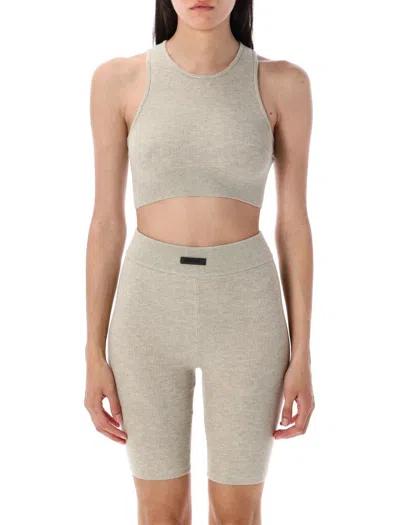 Fear Of God Essential Soft Rib Sport Tank In Gray