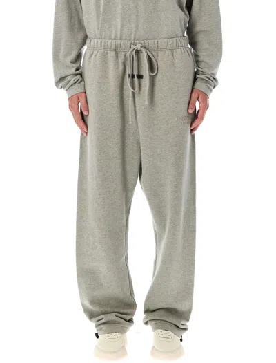 Fear Of God Essential Vintage Fleece Sweatpants Concrete Heather In Gray