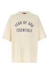 Fear Of God Essential 'essentials' T-shirt In Yellow