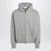 Fear Of God Essential Fleece Hoodie In Gray
