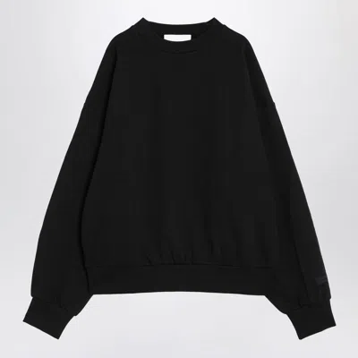 Fear Of God Essential Fleece Sweatshirt With Logo In Black