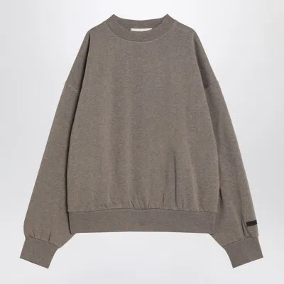 Fear Of God Essential Fleece Sweatshirt With Logo In Gray