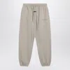 Fear Of God Essential Greige Cotton-blend Joggers In Brown