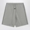 Fear Of God Essential Grey Shorts With Contrasting Trims In Gray