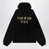 Fear Of God Essential Hoodie With Logo In Black