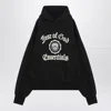 Fear Of God Essential Hoodie With University Logo In Black