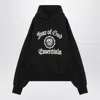 Fear Of God Essential Hoodie With University Logo In Black