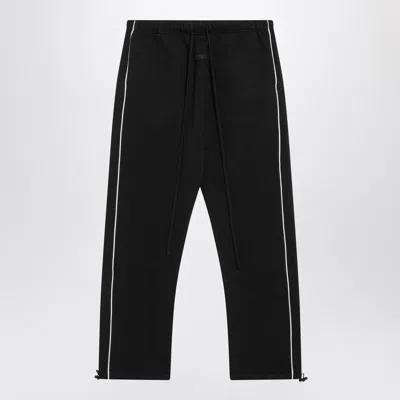 Fear Of God Essential Jogging Pants With Contrasting Trims In Black