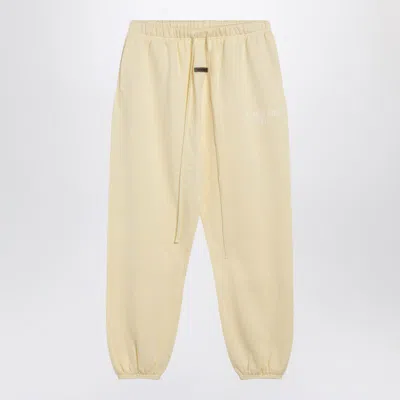 Fear Of God Essential Jogging Pants With Logo In Brown