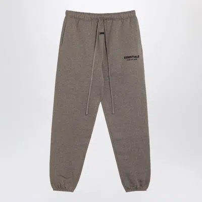 Fear Of God Essential Jogging Pants With Logo In Neutral