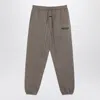 Fear Of God Essential Jogging Pants With Logo In Brown