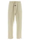 Fear Of God Essential Logo Joggers Pants Gray In Neutral