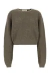 Fear Of God Essential Mud Polyester Blend Sweater In Brown