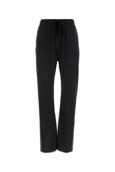 Fear Of God Essential Slate Cotton Blend Joggers In Black