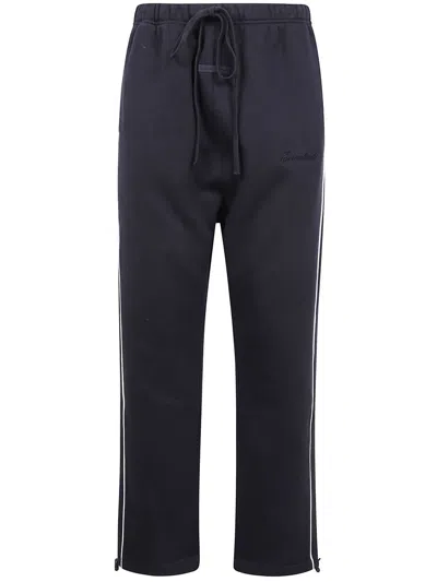 Fear Of God Essential Relaxed Fleece Sweatpant With Piping Clothing In Blue