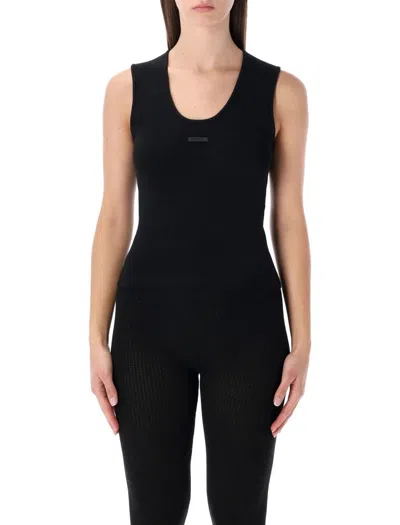 Fear Of God Essential Rib Tank In Animal Print