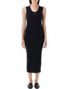Fear Of God Essential Rib Tank Dress In Black