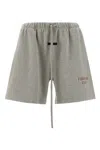 Fear Of God Essential 'state' Bermuda Shorts In Gray