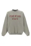 Fear Of God Essential State Sweatshirt Gray In Gray