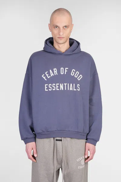 Fear Of God Essential Sweatshirt In Blue