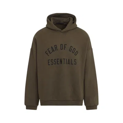 Fear Of God Essential Sweatshirt In Green