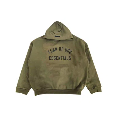 Fear Of God Essential Sweatshirts In Green