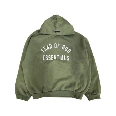 Fear Of God Essential Sweatshirts In Green