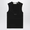 Fear Of God Essential Tank Top In Stretch Waffle Fabric In Black
