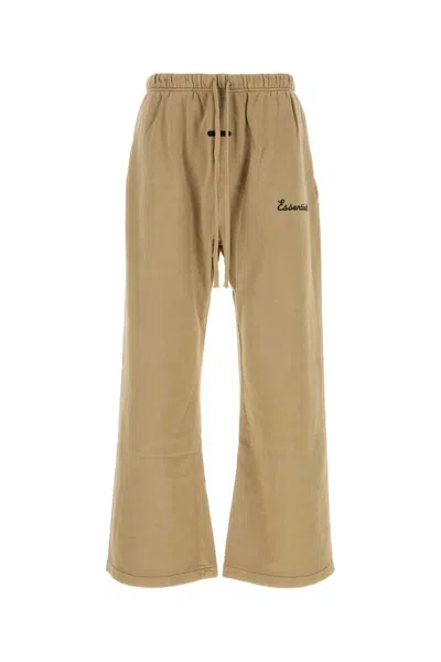 Fear Of God Essential Training Classic Fit Flare Sweatpant In Brown