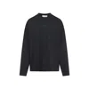 Fear Of God Essential Classic Long Sleeve Tee Black In Black