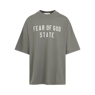 Fear Of God Essential Tshirt In Green