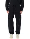 Fear Of God Essential Vintage Fleece Sweatpants Black In Black