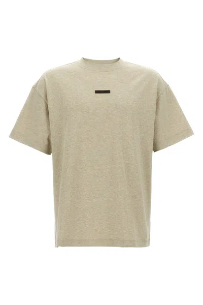 Fear Of God Essential 'vintage' T-shirt In Gray