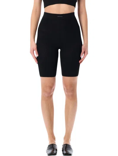 Fear Of God Essential Waffle Biker Short Homestead Black