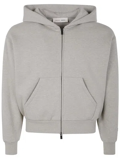 Fear Of God Essential Women`s Classic Fit Zip-up Hoodie Clothing
