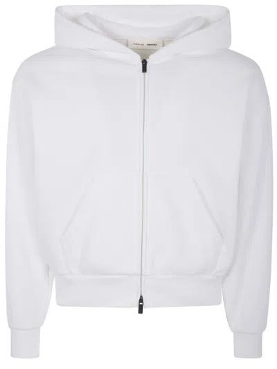 Fear Of God Essential Women`s Classic Fit Zip-up Hoodie Clothing