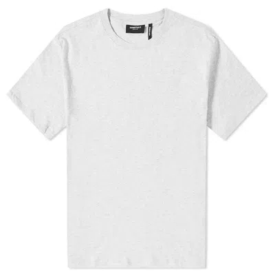 Pre-owned Fear Of God Essentials 3m Logo Boxy T-shirt In Light Heather Grey/black