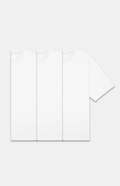 Pre-owned Fear Of God Essentials 3pack Tshirts In White