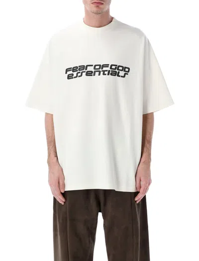 Fear Of God Essentials 90s Ponte Tee Ivory In White