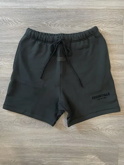 Pre-owned Fear Of God Essentials Black Shorts