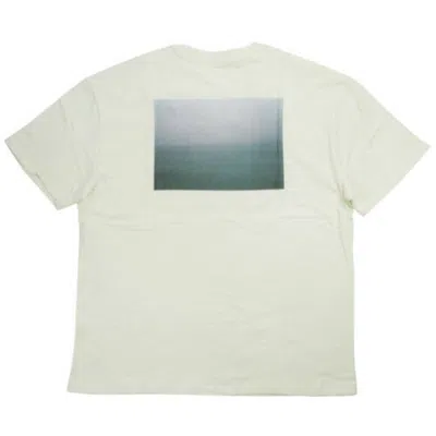 Pre-owned Fear Of God Essentials Boxy Photo T-shirt In Cream