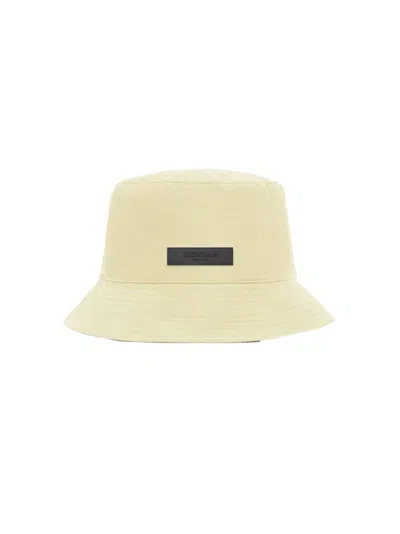 Pre-owned Fear Of God Essentials Bucket Hat In Canary