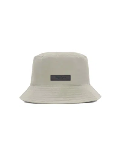 Pre-owned Fear Of God Essentials Bucket Hat In Smoke