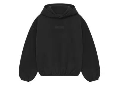 Pre-owned Fear Of God Essentials Core Collection Kids Essentials Core Collection Hoodie In Black